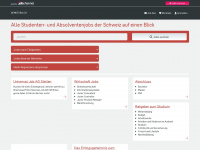 semestra.ch Webseite Vorschau