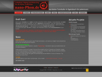 nano-phon.de Webseite Vorschau