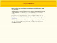 theoforum.de Webseite Vorschau