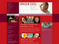 juergen-essl.de Webseite Vorschau