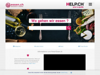 essen.ch Webseite Vorschau