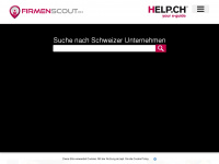 firmenscout.ch Webseite Vorschau