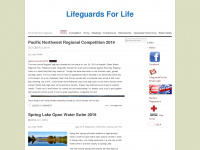 lifeguardsforlife.org Webseite Vorschau