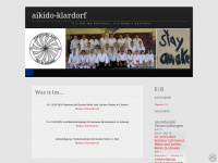 aikido-klardorf.de Webseite Vorschau