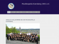 musikkapelle-eversberg.de Webseite Vorschau