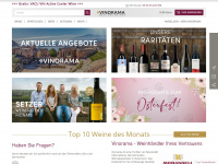 vinorama.at Webseite Vorschau