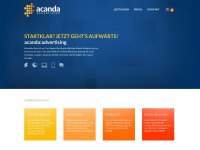 acanda.com Webseite Vorschau