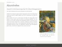 absinthefee.de Webseite Vorschau