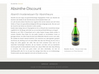 absinthe-discount.de Webseite Vorschau