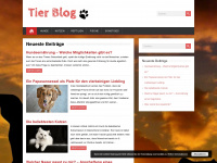 tier-blog.de Webseite Vorschau