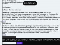 pingipung.de Webseite Vorschau