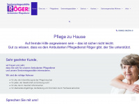 roeger-pflegedienst.de Webseite Vorschau