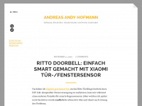 andy-hofmann.com Webseite Vorschau