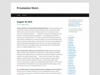 privatizationwatch.org Webseite Vorschau