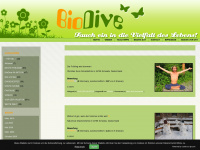 biodive.de Webseite Vorschau