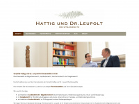hattig-leupolt.de Webseite Vorschau