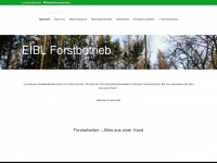eibl-forstbetrieb.de Webseite Vorschau