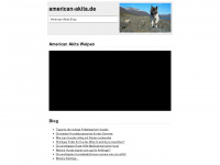 american-akita.de Webseite Vorschau