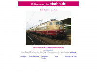 ebahn.de Webseite Vorschau