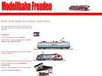 modellbahnfreuden.de Webseite Vorschau