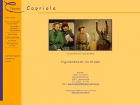 theater-capriole.de Webseite Vorschau