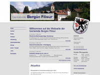 filisur.ch Webseite Vorschau