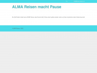 alma-reisen.ch Webseite Vorschau