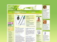 vital.hu Webseite Vorschau