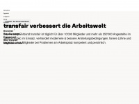 transfair.ch Webseite Vorschau