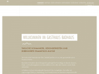 badhaus.at Webseite Vorschau