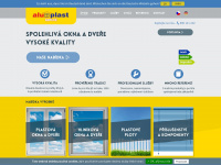 alu.plast.cz Webseite Vorschau