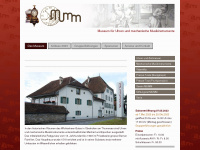 uhrenmuseum.ch Webseite Vorschau