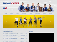 donau-power.com Webseite Vorschau