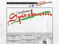 chambtaler-spitzbuam.de Webseite Vorschau