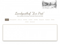 landgasthof-post-dreckenach.de Webseite Vorschau