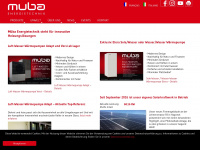 mueba-energietechnik.ch Webseite Vorschau