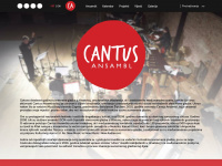 cantus-ansambl.com Webseite Vorschau