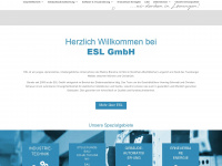 esl-gmbh.de Webseite Vorschau