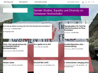 gendercampus.ch Webseite Vorschau
