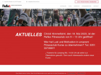 reflex-fitnessclub.de Webseite Vorschau