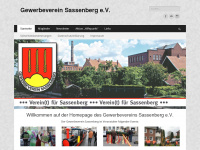 gewerbeverein-sassenberg.de Webseite Vorschau