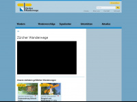 zuercher-wanderwege.ch Webseite Vorschau