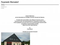 feuerwehr-wernsdorf.de Webseite Vorschau