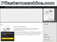 pflastermaschine.com Webseite Vorschau