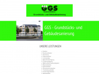 ggs-bau.de Webseite Vorschau