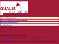 qualis-evaluation.ch Webseite Vorschau