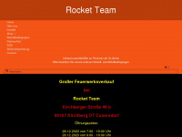 rocket-team.de Webseite Vorschau