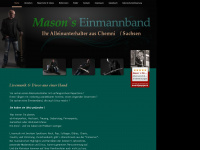 masons-einmannband.de Webseite Vorschau