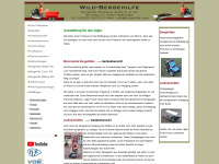 wild-bergehilfe.com Webseite Vorschau