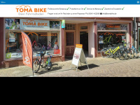 tomabike.de Webseite Vorschau